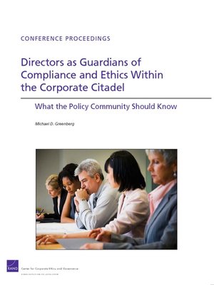 cover image of Directors as Guardians of Compliance and Ethics Within the Corporate Citadel